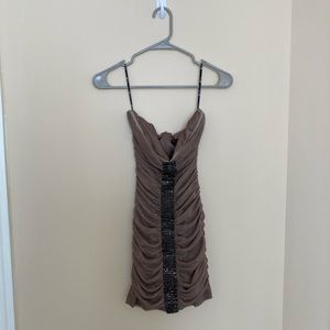 Forever 21 Strapless Ruched Dress